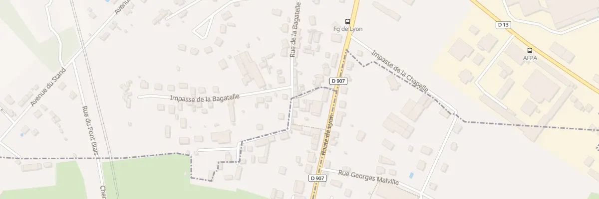 Plan du 27 Rue de la Bagatelle à Challuy