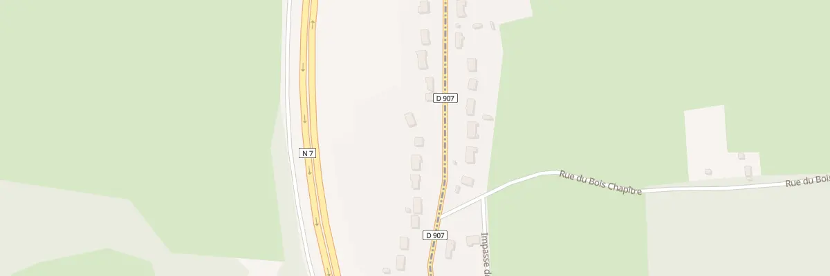 Plan du 9008 La Chaume des Pendus à Challuy