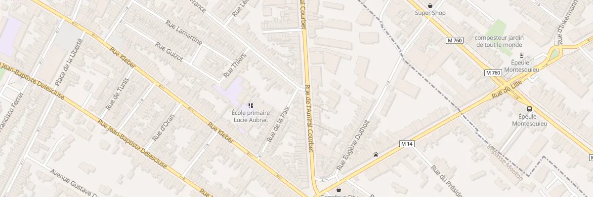 Plan du 1 Rue Anatole France à Croix