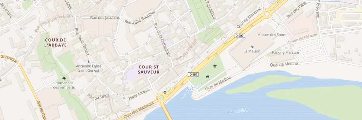 Plan du 11 Rue des Ratoires à Nevers