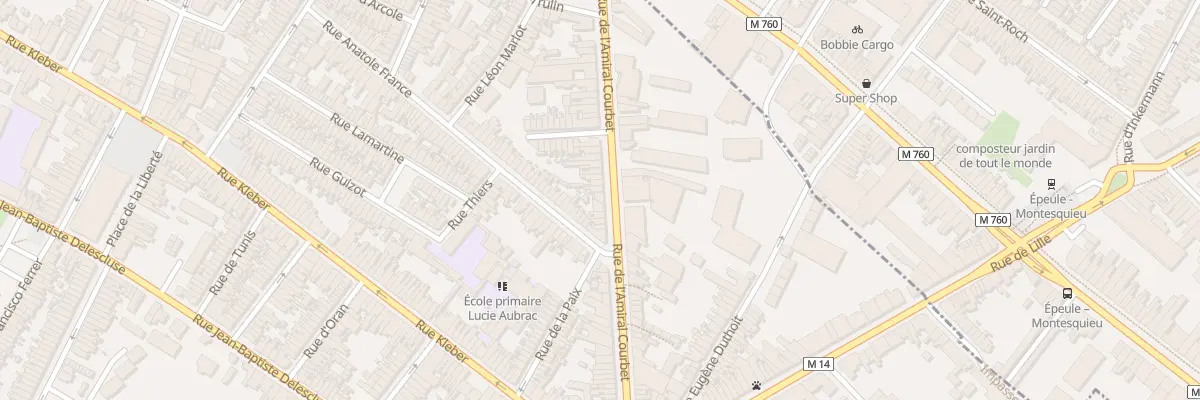 Plan du 65 Rue de l’Amiral Courbet à Croix