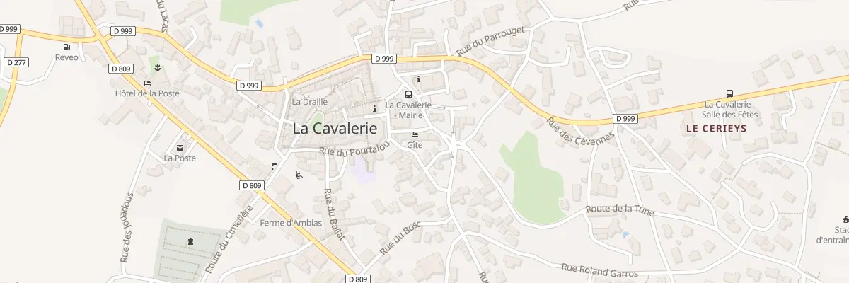 Plan du 4 Rue de la Vierge à La Cavalerie