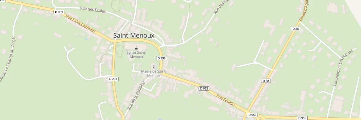 Plan du 2 Pl de l’Eglise à Saint-Menoux