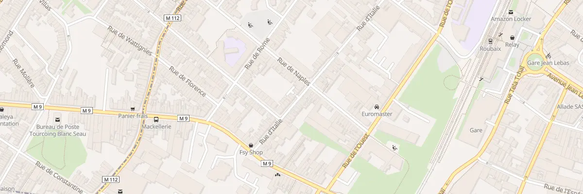 Plan du 35 Rue d’Italie à Roubaix