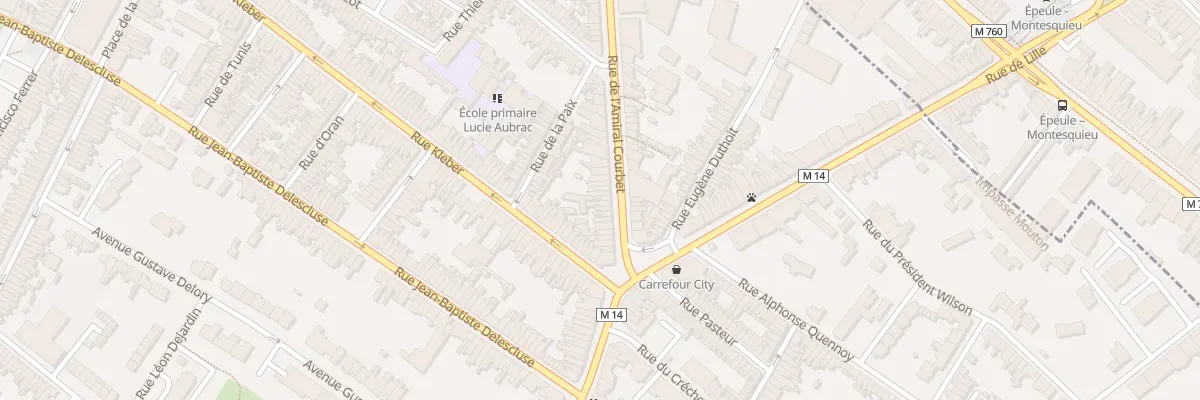 Plan du 21 Rue de l’Amiral Courbet à Croix