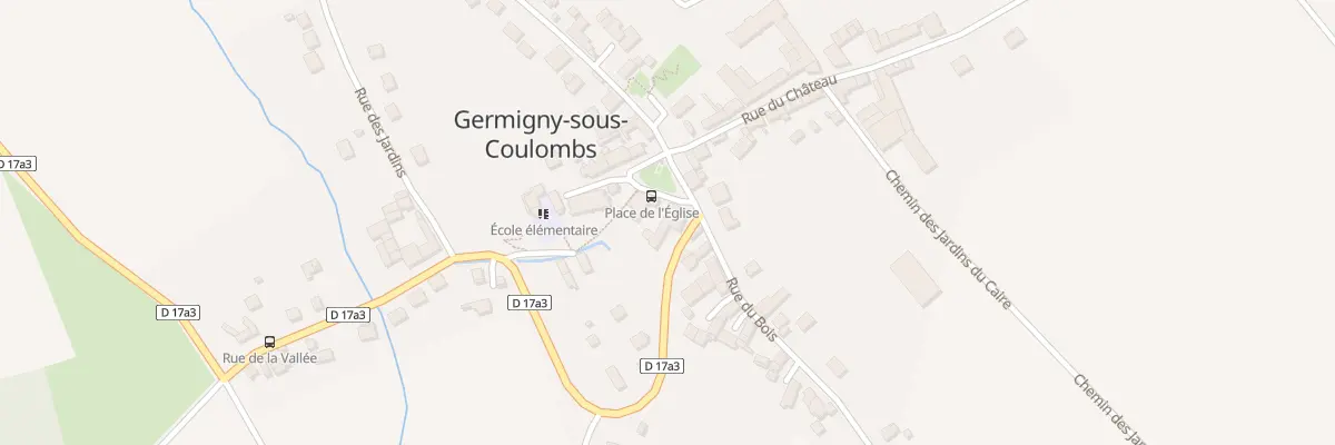 Plan du 2 Rue du Gen de Gaulle à Germigny-sous-Coulombs
