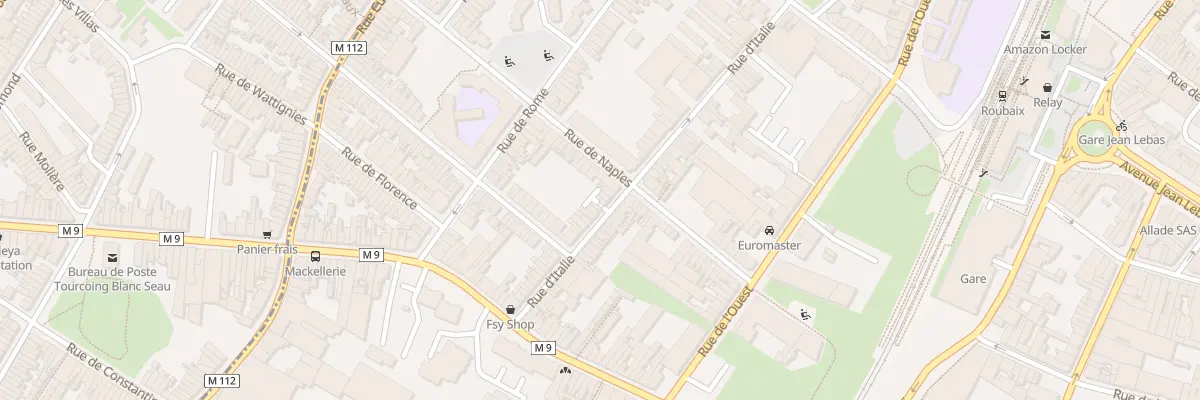 Plan du 41 Rue d’Italie à Roubaix