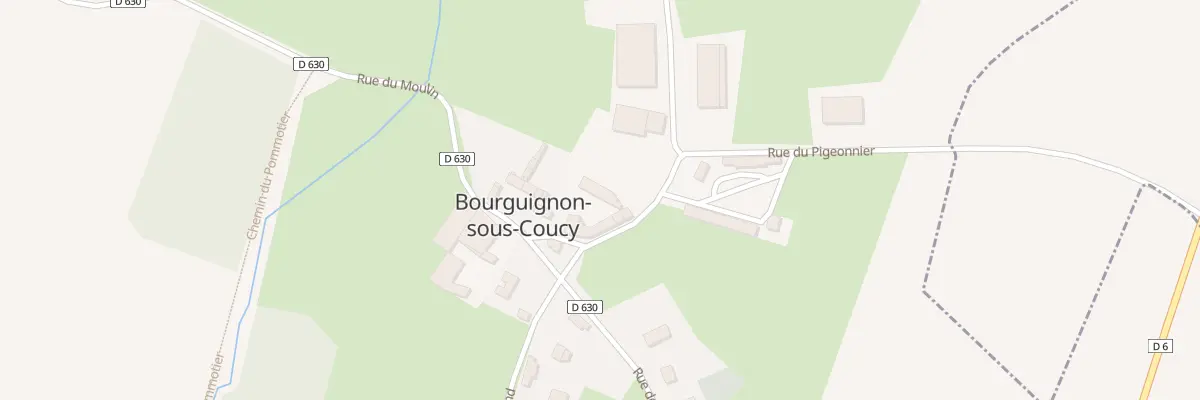 Plan du 4 Rue du Moulin à Bourguignon-sous-Coucy