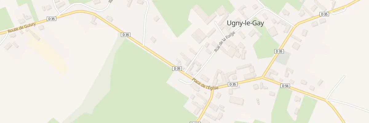 Plan du 1 Rue du Bosquet Desthouy à Ugny-le-Gay