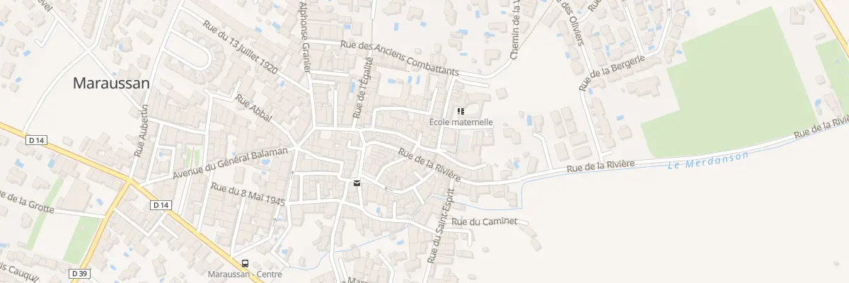 Plan du 137 Rue de l’Eglise à Maraussan