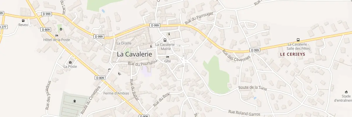Plan du 6 Rue de la Vierge à La Cavalerie