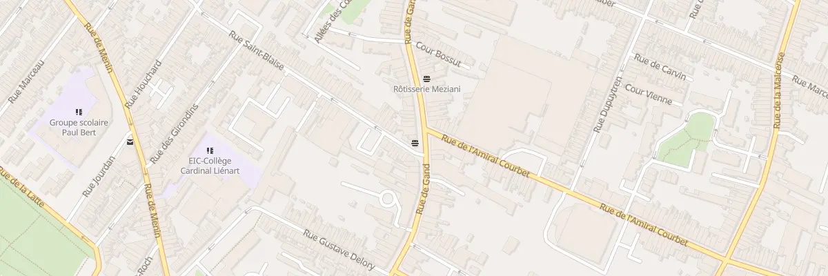 Plan du 85 Rue de Gand à Tourcoing