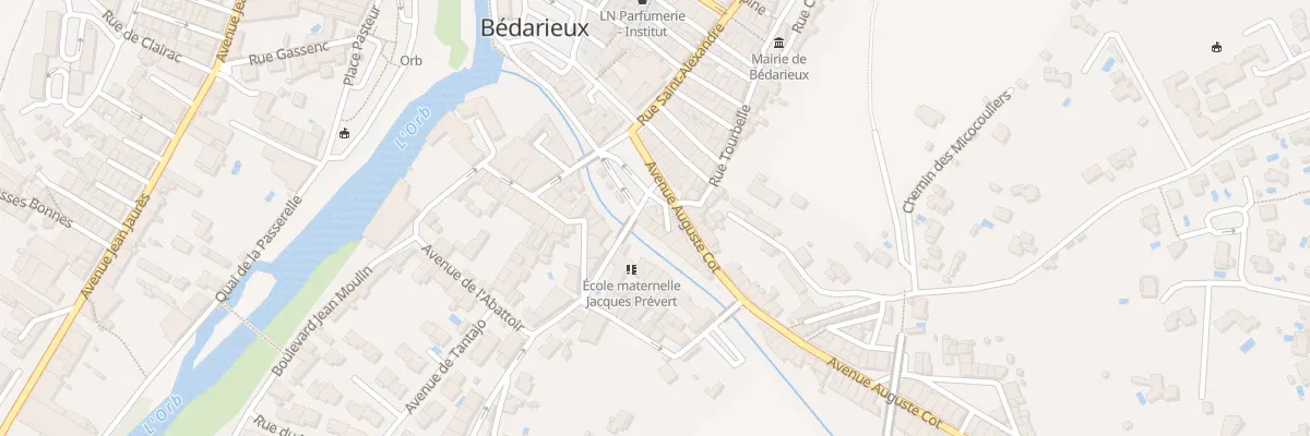 Plan du 9003 Pl Auguste Cot à Bédarieux