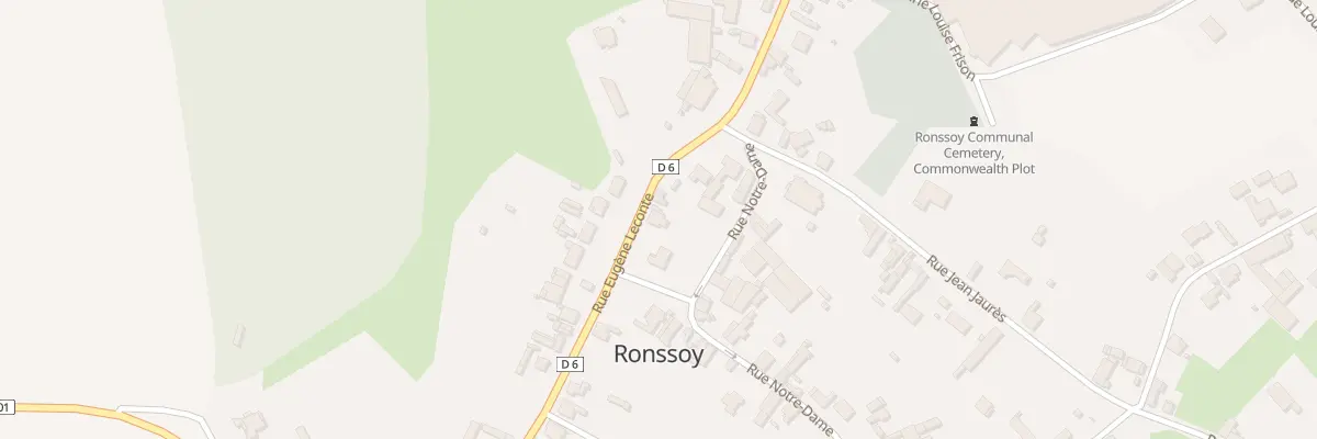 Plan du 3 Rue Eugéne Leconte à Ronssoy