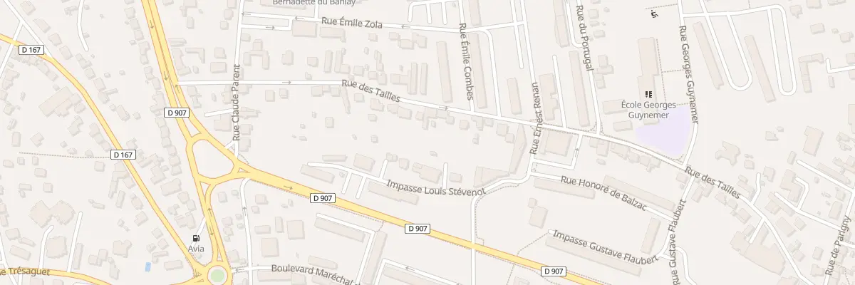 Plan du 43B Rue des Tailles à Nevers