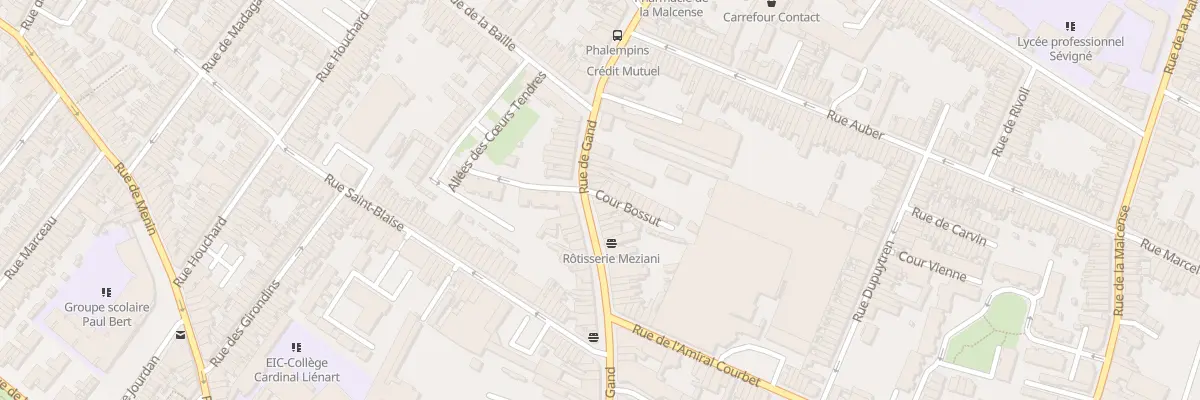 Plan du 94 Rue de Gand à Tourcoing