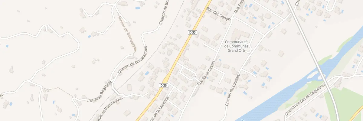 Plan du 32 Av de Lodeve à Bédarieux