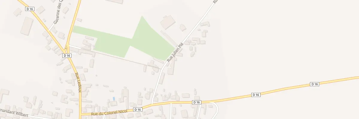 Plan du 6 Rue Julien Ple à Villers-Guislain