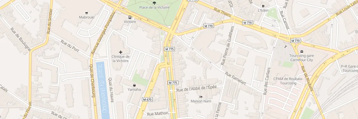 Plan du 15 Bd Gambetta à Tourcoing