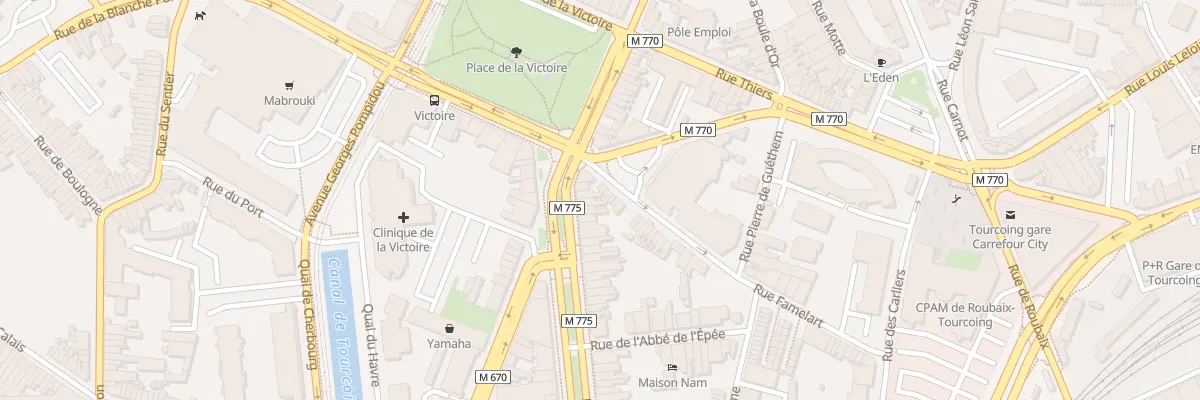 Plan du 7 Bd Gambetta à Tourcoing