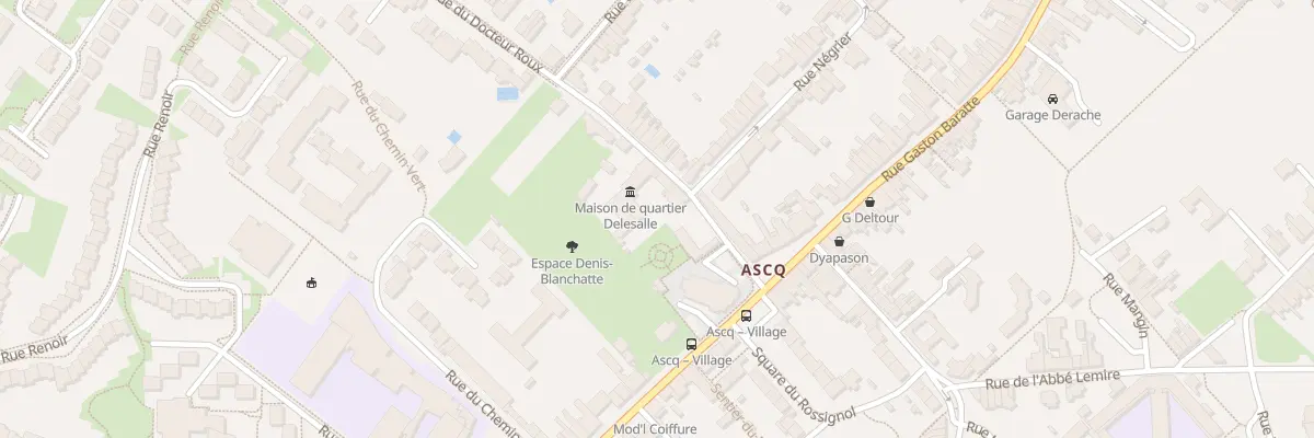 Plan du 40 Rue du Docteur Roux à Villeneuve-d’Ascq