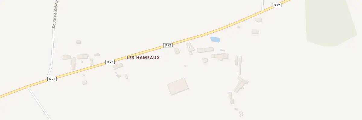 Plan des Hameaux à Piffonds