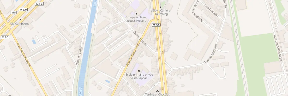 Plan du 19 Rue du Halot à Tourcoing