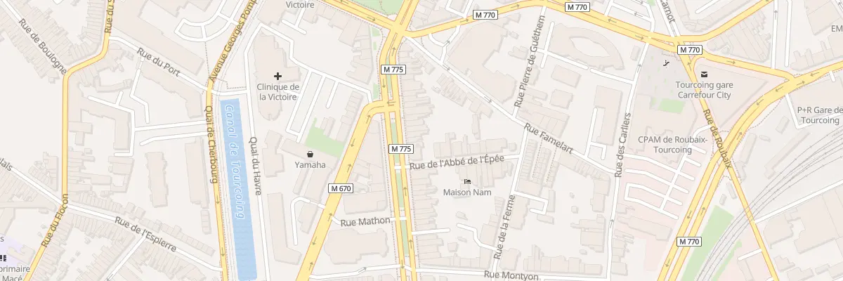 Plan du 31 Bd Gambetta à Tourcoing