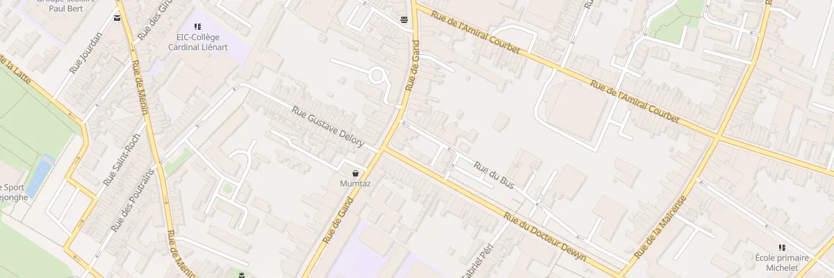 Plan du 32T Rue de Gand à Tourcoing