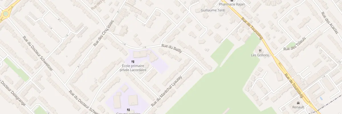 Plan du 114 Rue du Bailly à Neuville-en-Ferrain