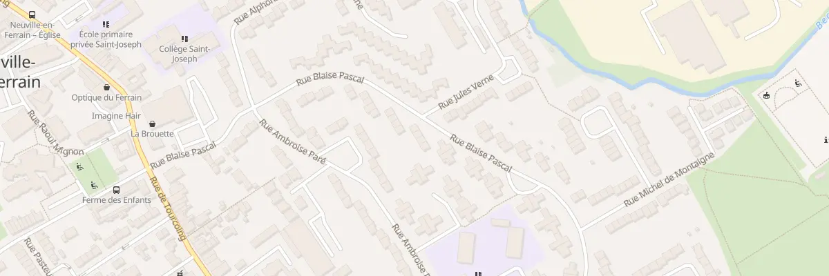 Plan du 42 Rue Blaise Pascal à Neuville-en-Ferrain