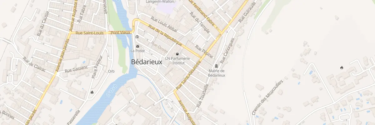 Plan du 6 Rue Cherche Midi à Bédarieux