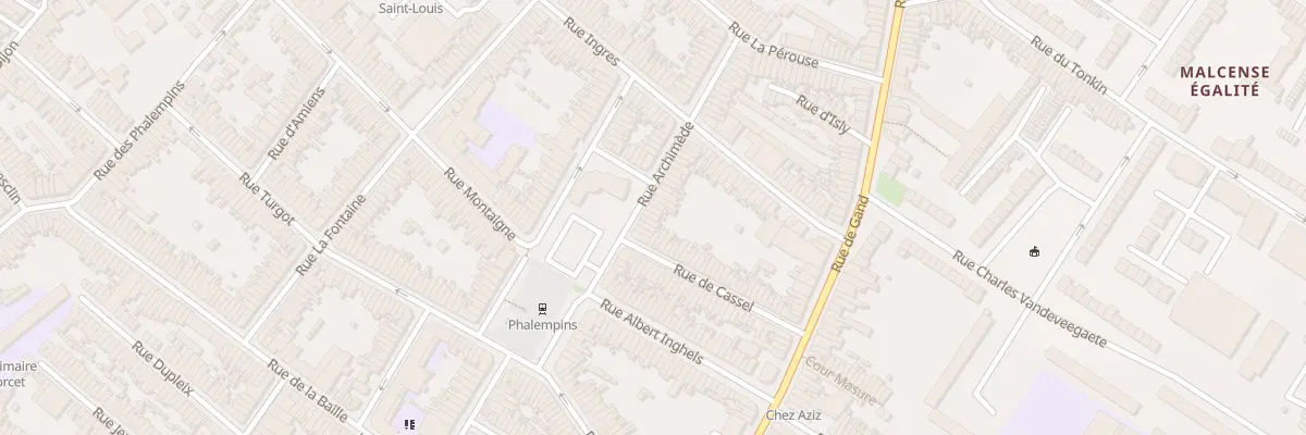 Plan du 16 Rue Archimède à Tourcoing