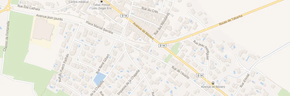 Plan du 67 Rue de l’Avenir à Maraussan