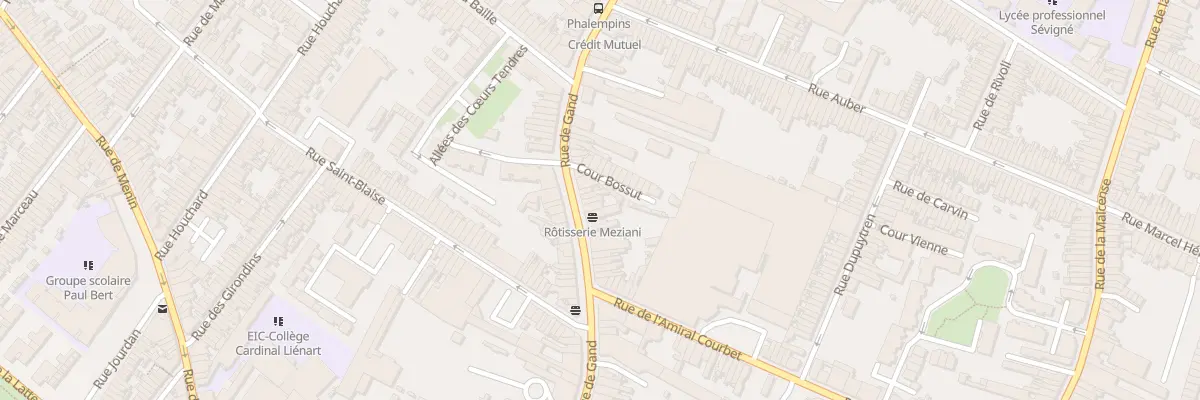 Plan du 86 Rue de Gand à Tourcoing
