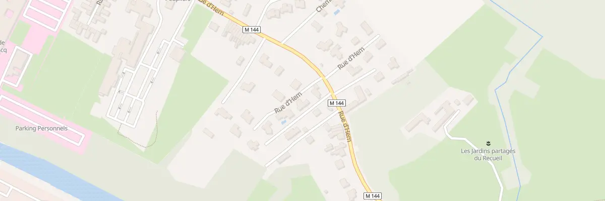 Plan du 51 Rue d’Hem à Villeneuve-d’Ascq
