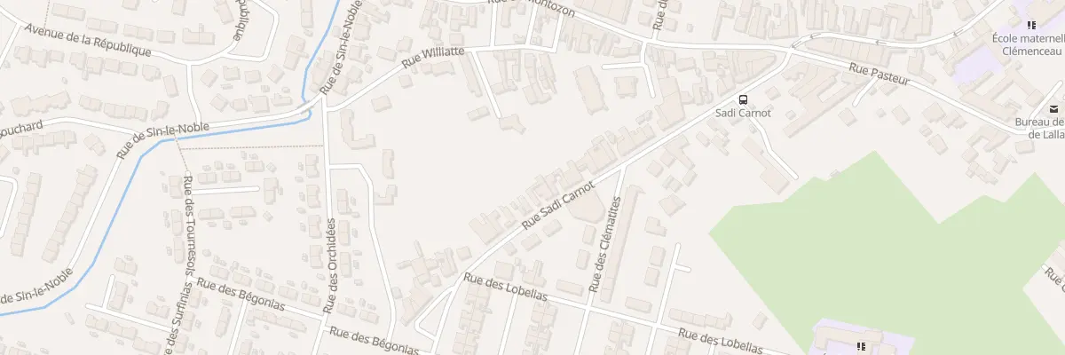 Plan du 40 Rue Sadi Carnot à Lallaing