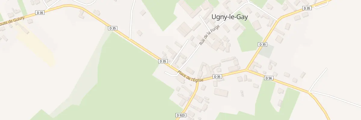 Plan du 1 Rue de la Forge à Ugny-le-Gay