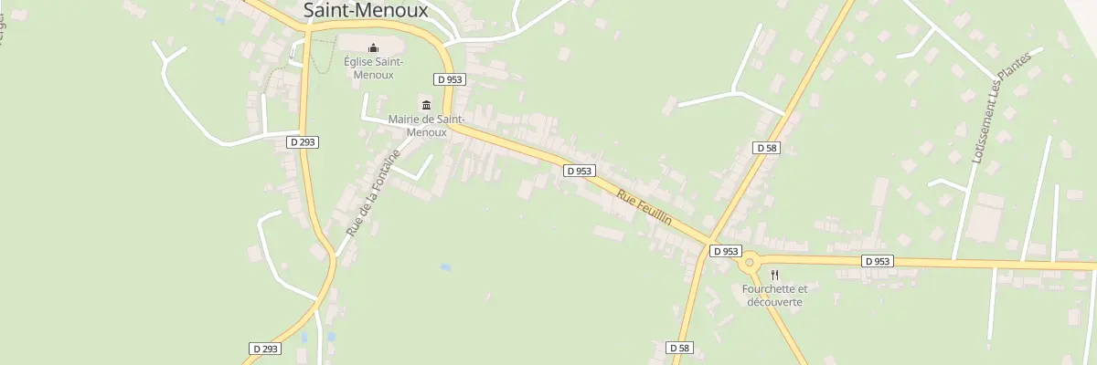 Plan du 16 Rue Feuillin à Saint-Menoux