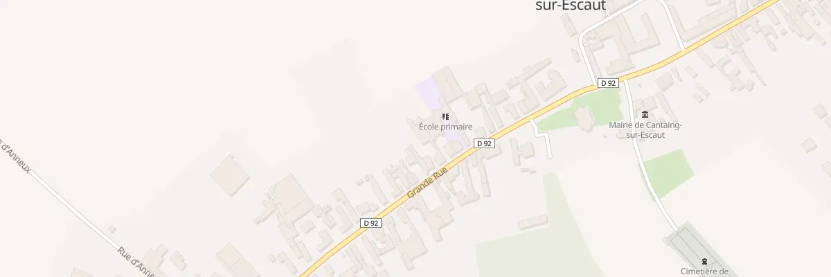 Plan du 84 Gr Grand Rue à Cantaing-sur-Escaut