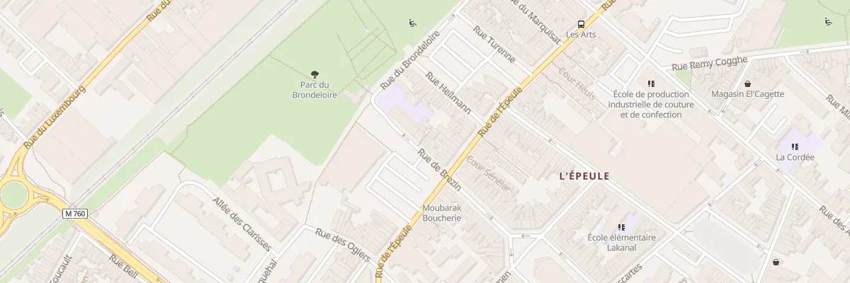 Plan du 40 Rue Brézin à Roubaix