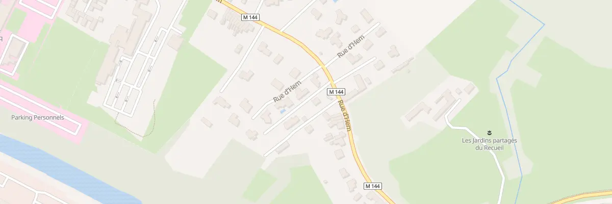 Plan du 45 Rue d’Hem à Villeneuve-d’Ascq