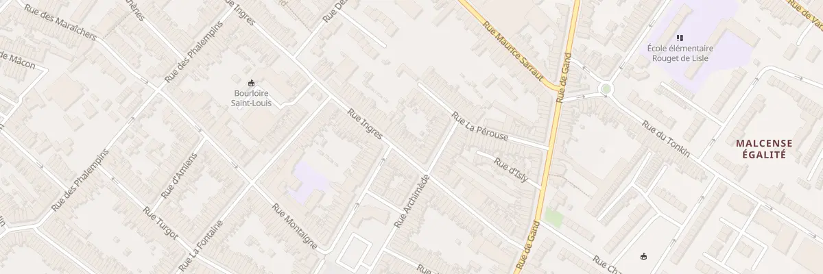 Plan du 62 Rue Ingres à Tourcoing