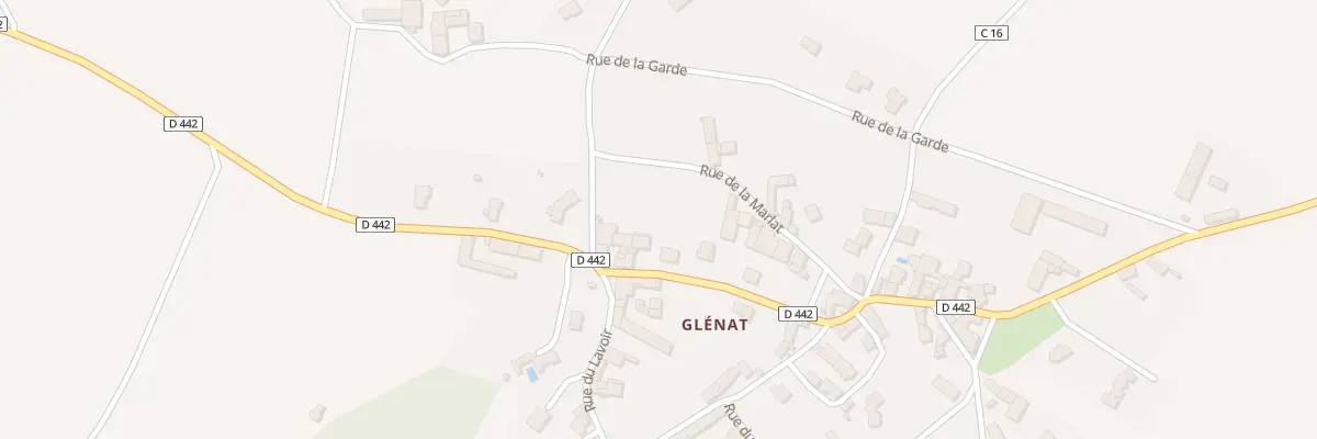 Plan du 8 Rue des Chaumes - Glenat à Artonne