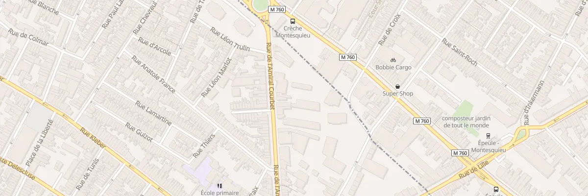 Plan du 90 Rue de l’Amiral Courbet à Croix