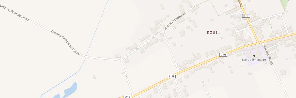 Plan du 8 Rue du Pont de Pierre à Doue