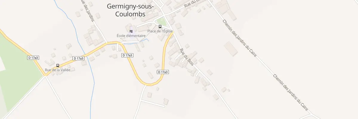 Plan du 1 Cour des Rosiers à Germigny-sous-Coulombs