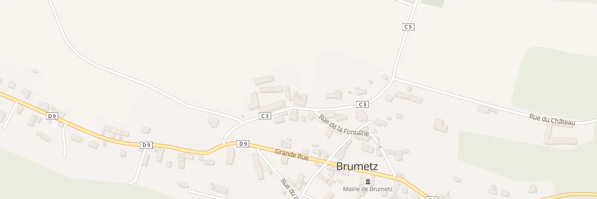 Plan du 3 Rue Thérèse Poard à Brumetz