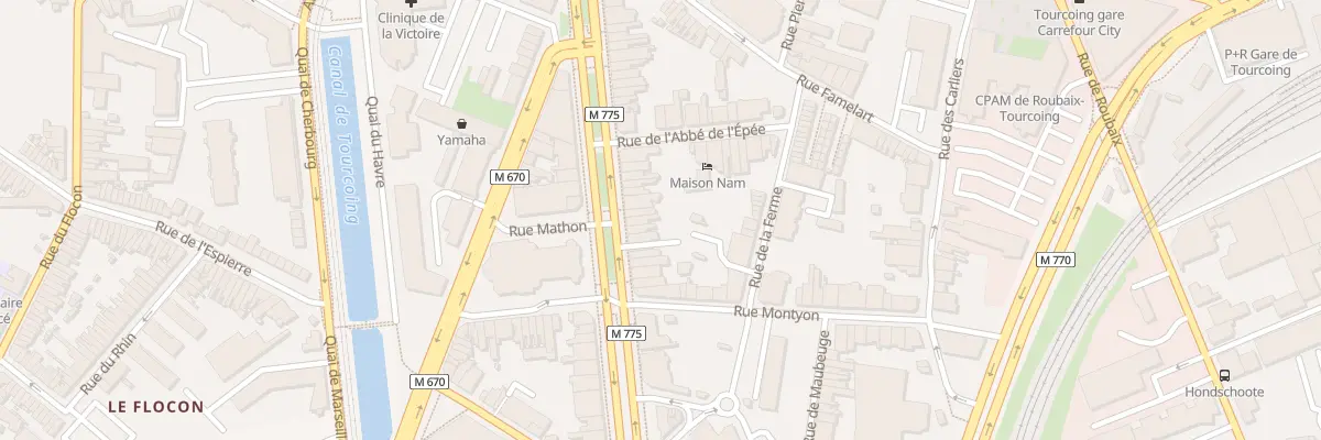 Plan du 49 Bd Gambetta à Tourcoing