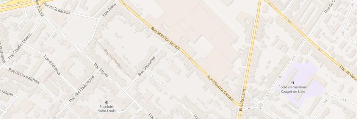 Plan du 65 Rue Maurice Sarraut à Tourcoing